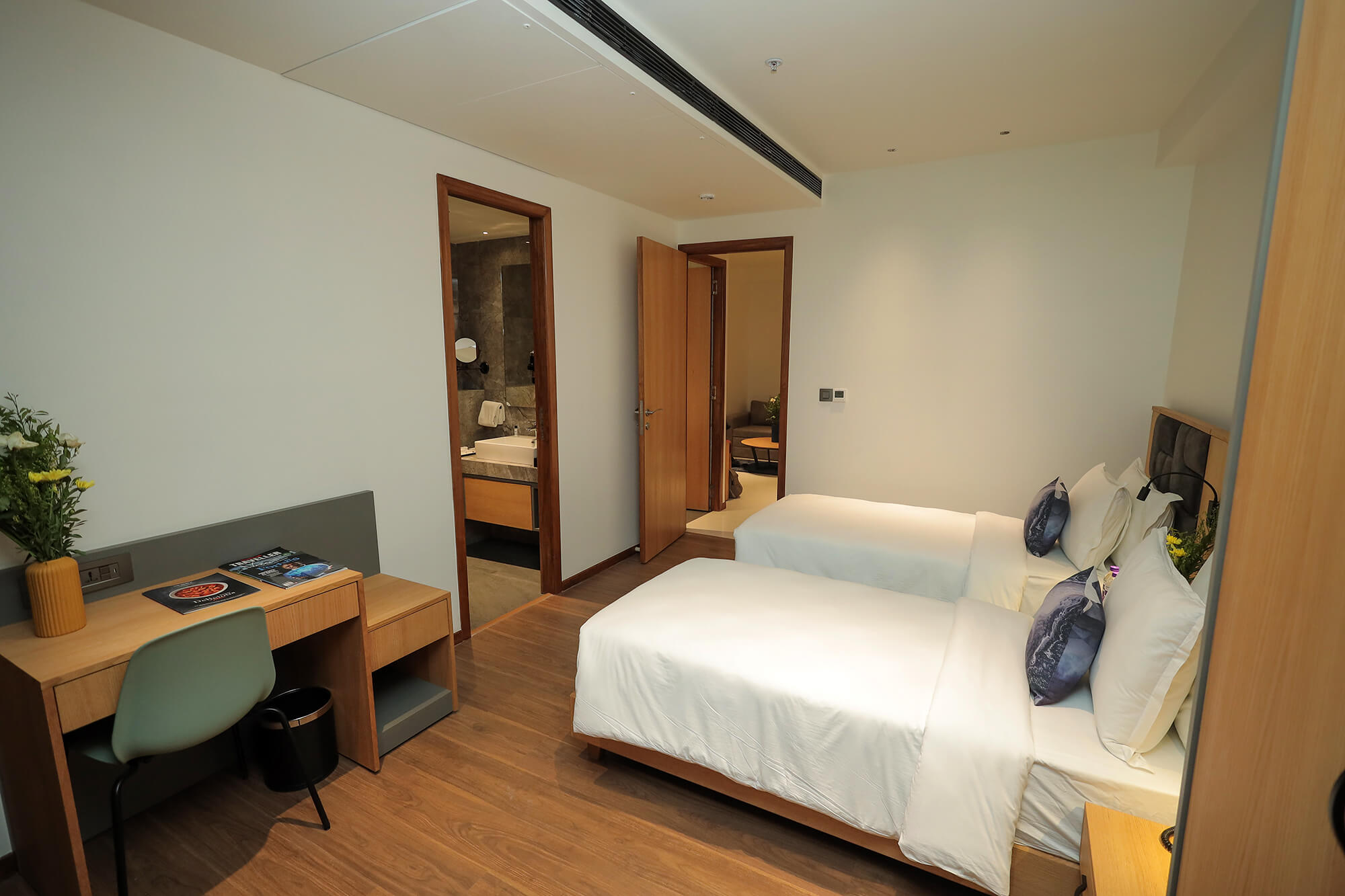 The Best Business Hotel in Surat - The World Classic Suite Twin Sharing Room
